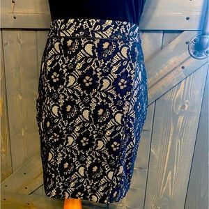 Lace Pencil Skirt
